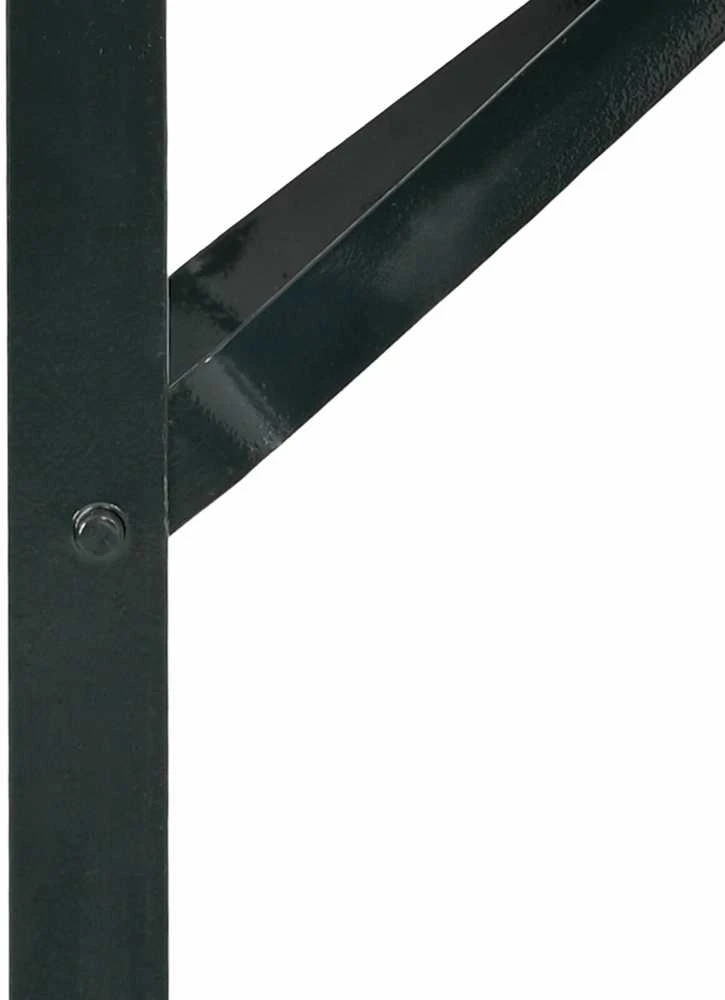 Alaus stalo koja 2 vnt. Juoda 39 x 3 x 75 cm