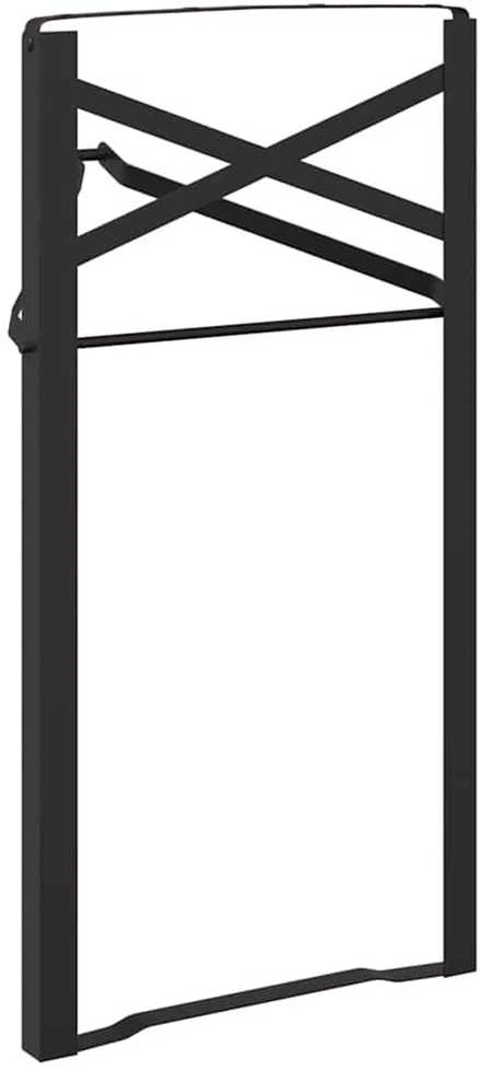 Alaus stalo koja 2 vnt. Juoda 39 x 3 x 75 cm