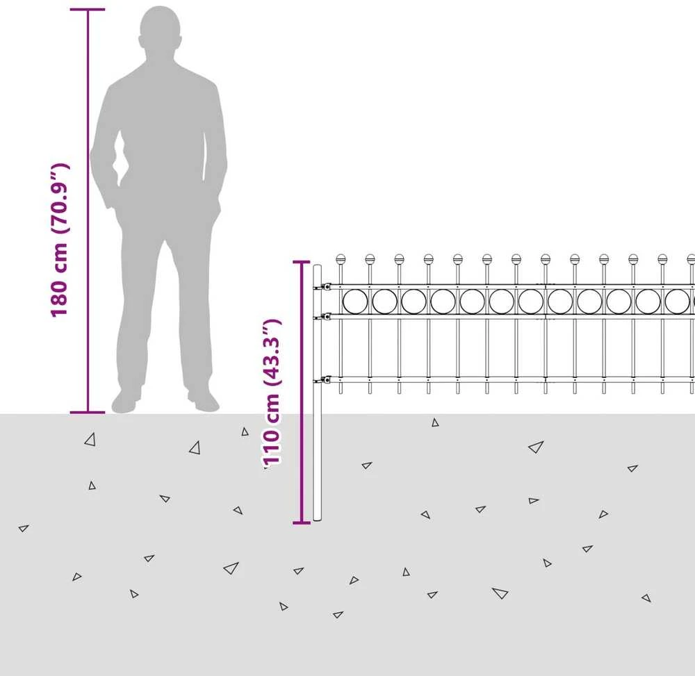 Annele tvora TILBURG 200 x 110 cm Juoda
