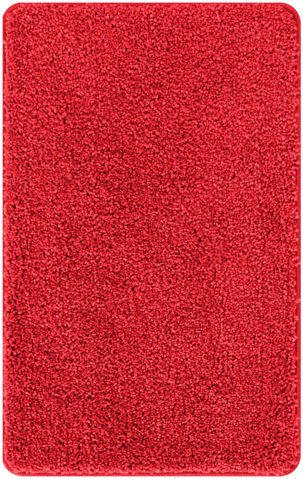 Antisklidus vonios kilimėlių rinkinys 3 vnt. Raudona 50 x 80 cm