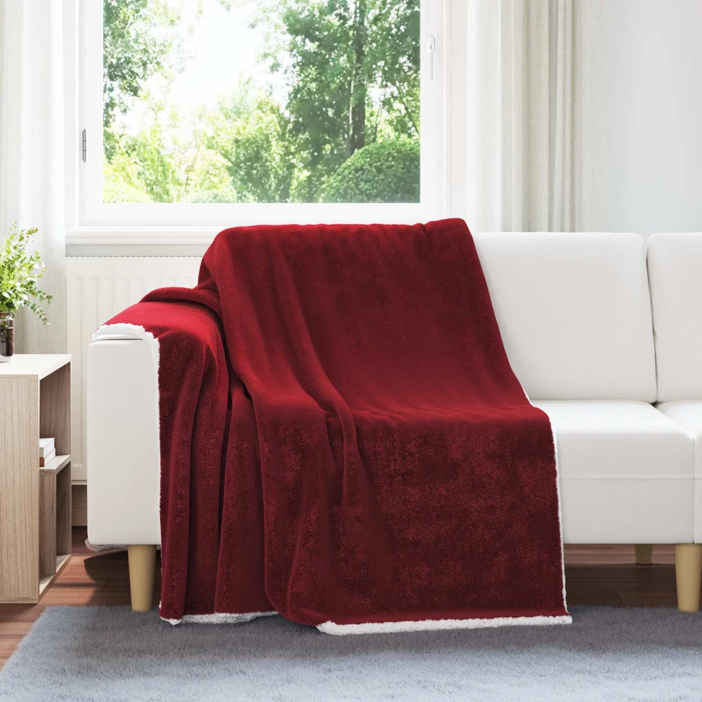 Antklodė Bordo raudona 200 x 150 cm 1,64 kg Flysas
