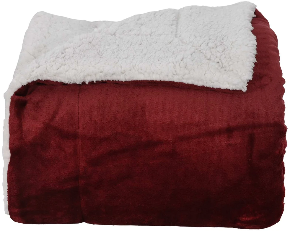 Antklodė Bordo raudona 240 x 270 cm 3.17 kg Flysas