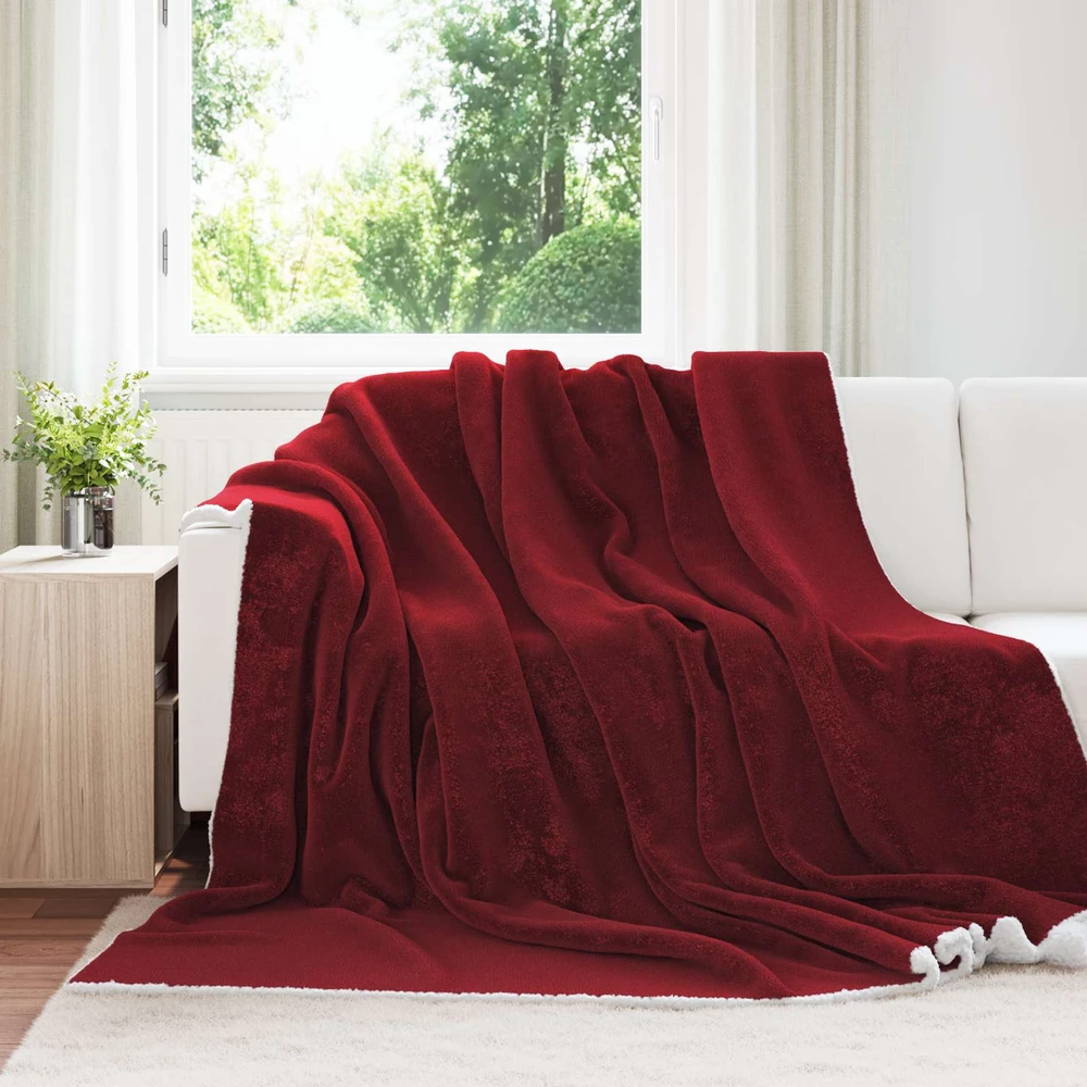 Antklodė Bordo raudona 240 x 270 cm 3.17 kg Flysas
