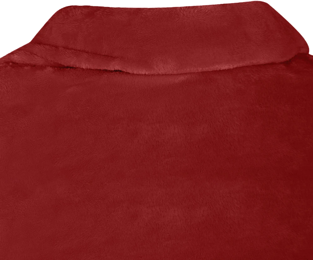 Antklodė-džemperis su gobtuvu Bordo raudona F Flanelė