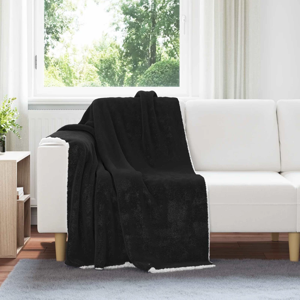 Antklodė Juoda 150 x 130 cm 1kg Flysas