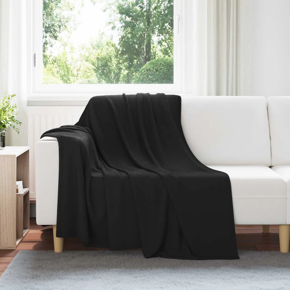 Antklodė Juoda 200 x 150 cm 0.42 kg Flysas