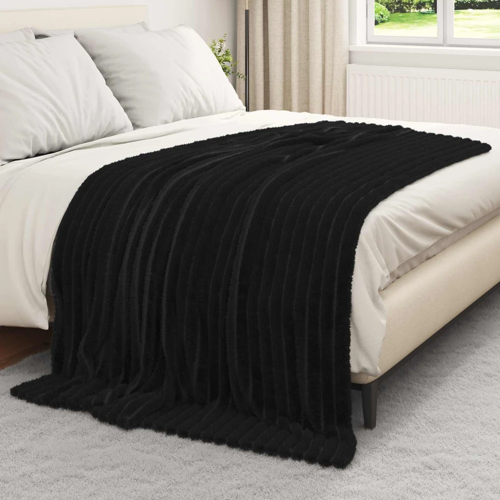 Antklodė Juoda 200 x 150 cm 0.8kg Flysas