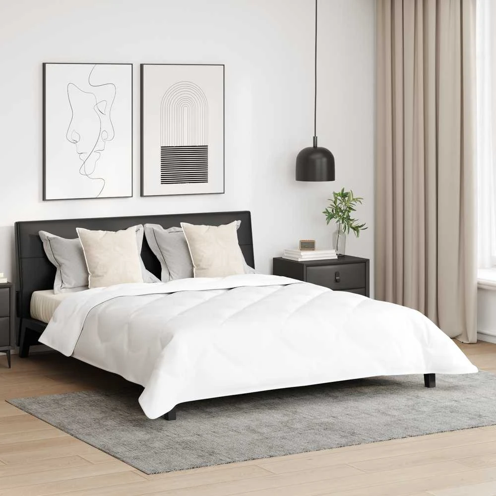 Antklodė su pagalvėmis su pagalve 3 vnt. Balta