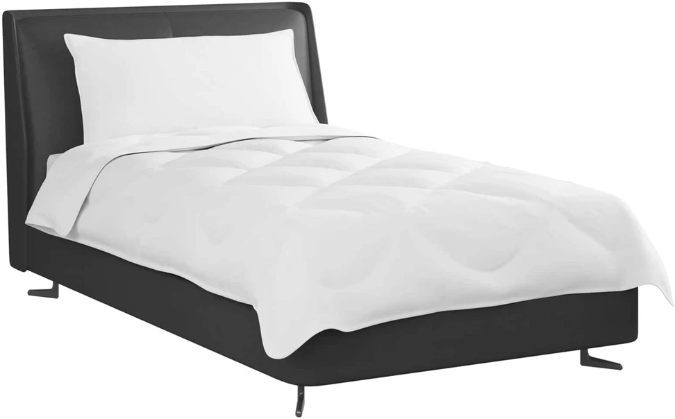 Antklodė su pagalve 2 vnt. Balta Mikropluoštas