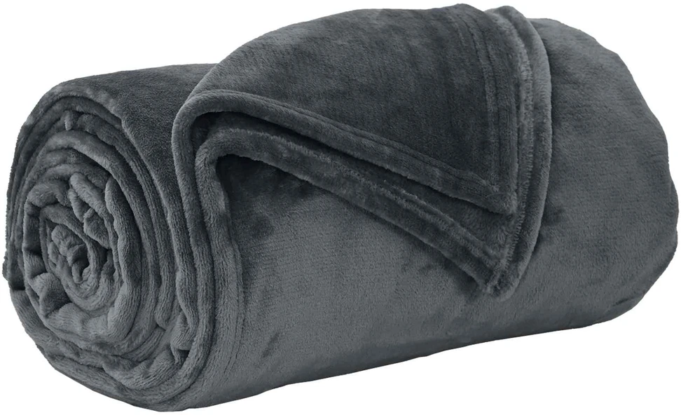 Antklodė Tamsiai pilka 150 x 200 cm 0.78 kg Flysas