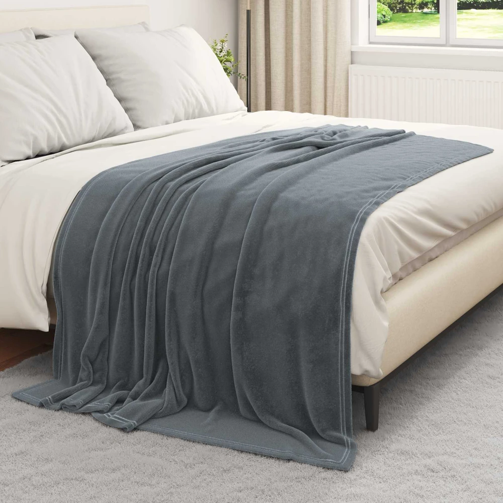 Antklodė Tamsiai pilka 150 x 200 cm 0.78 kg Flysas