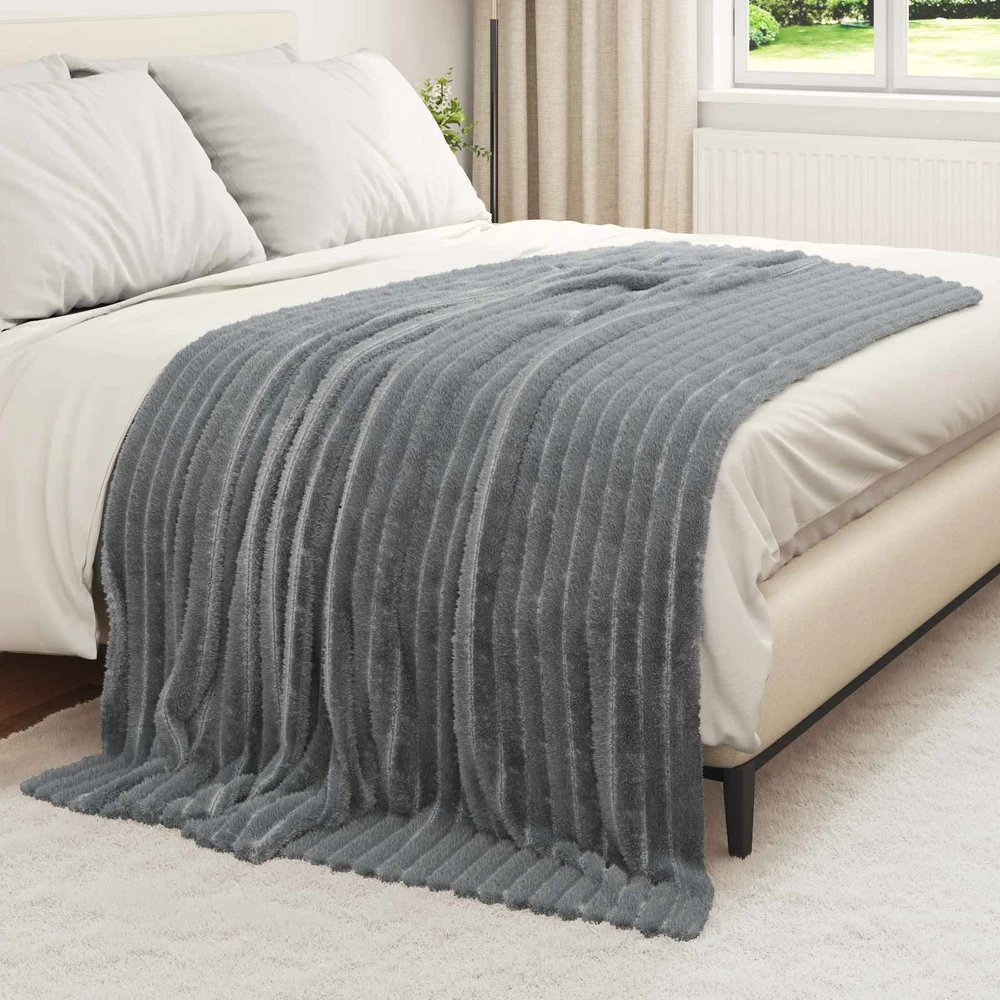 Antklodė Tamsiai pilka 200 x 150 cm 0.8kg Flysas