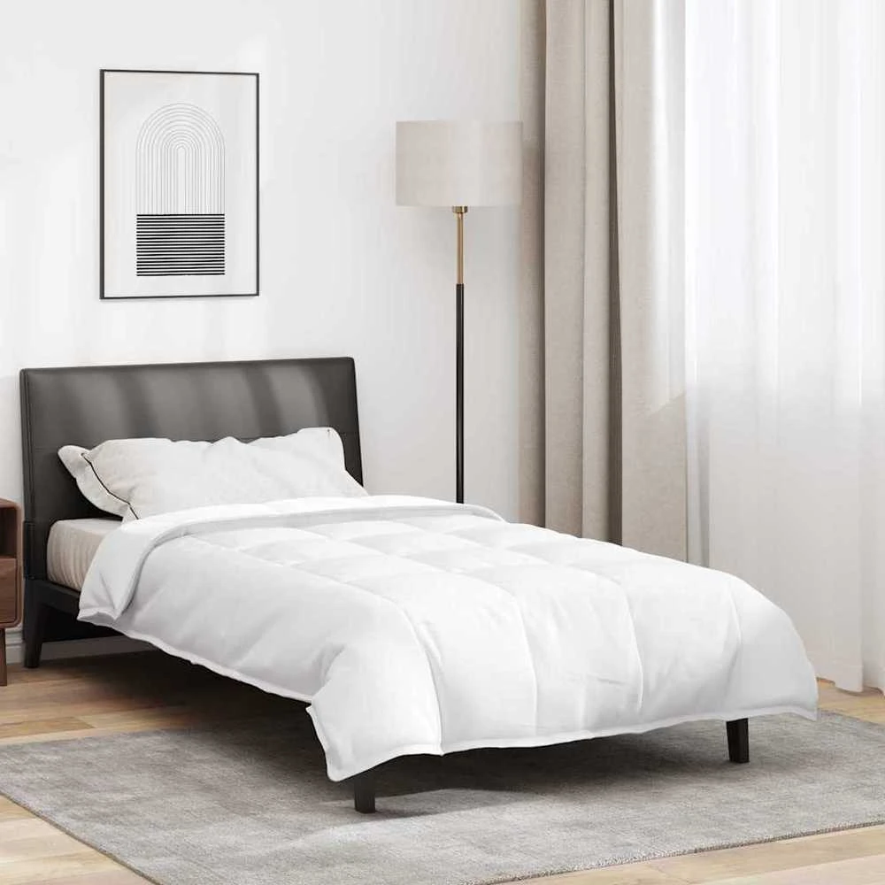 2-in-1 Antklodė Balta 135 x 220 cm Plunksna