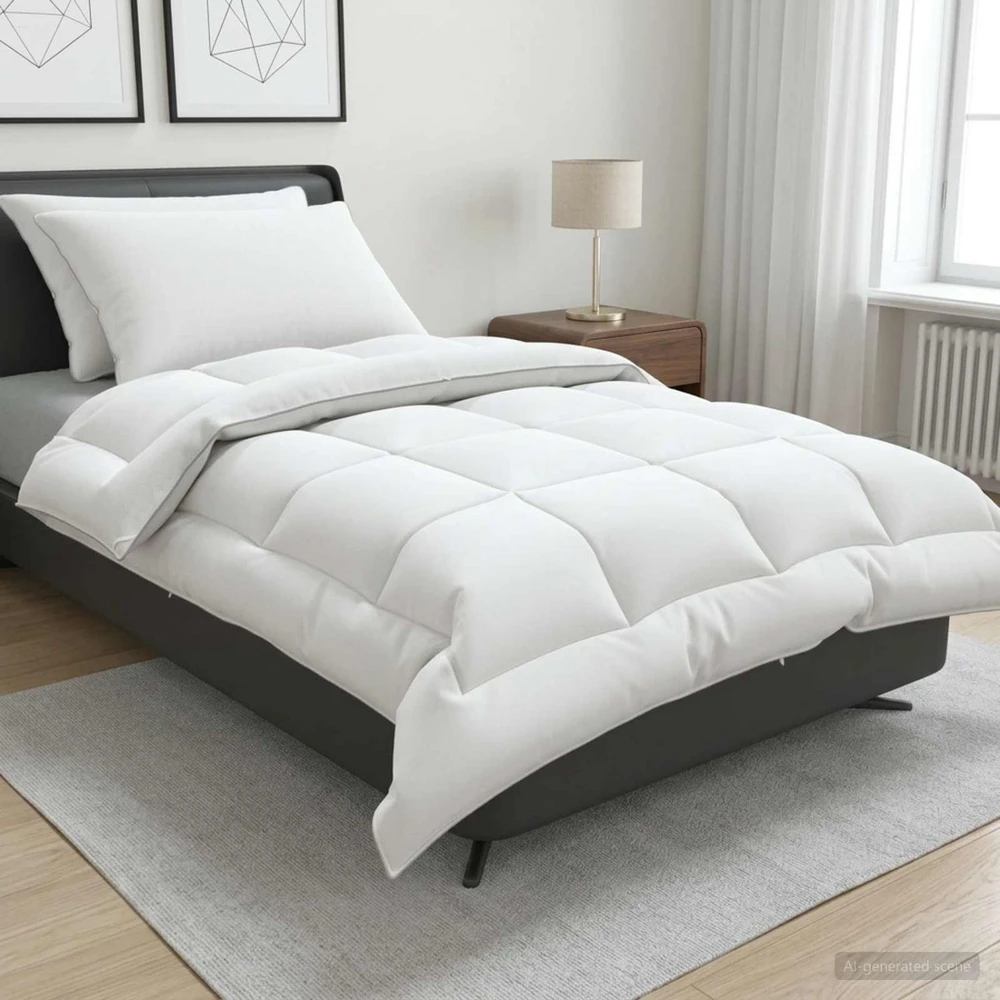 Antklodės ir pagalvių rinkinys 3 vnt. 155x220 cm Žiema 450 GSM