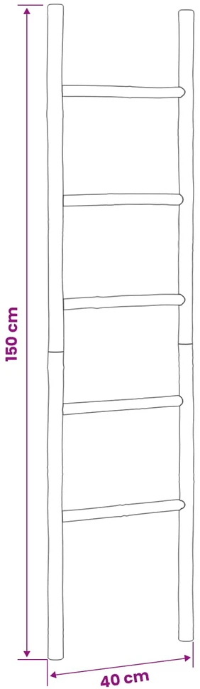 Antklodžių Lenta Juoda 40 x 150 cm Bambukas
