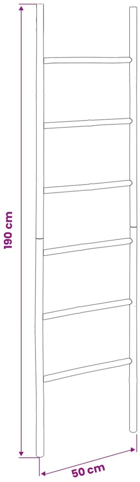 Antklodžių Lenta Juoda 50 x 190 cm Bambukas