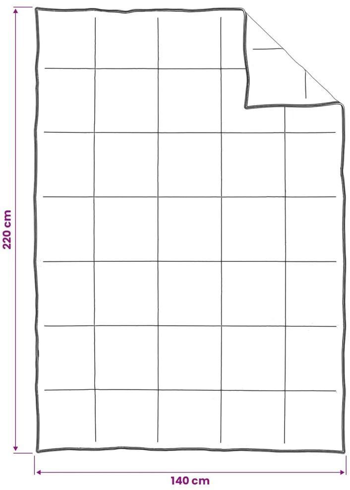 Antklodžių rinkinys 2 vnt. 140 x 220 cm Visoms sezonams Smėlio