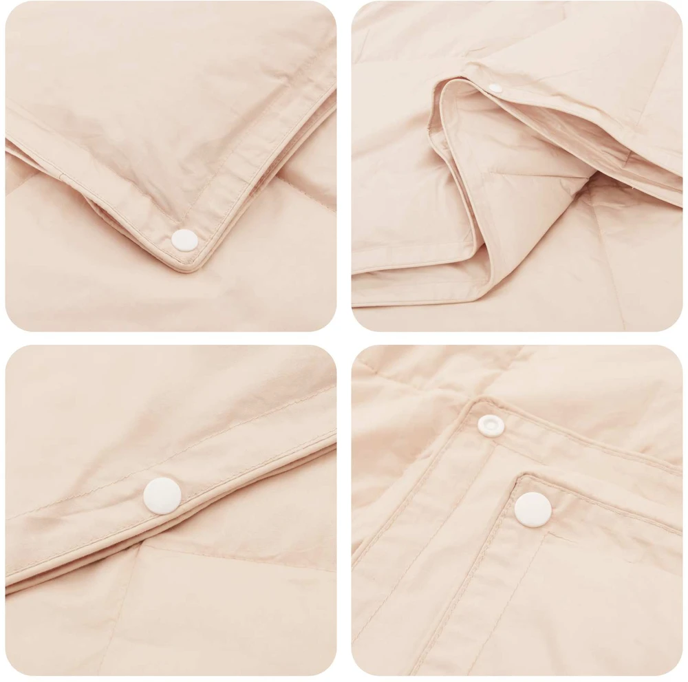 Antklodžių rinkinys 2 vnt. 200 x 240 cm Kapokas ir poliesteris