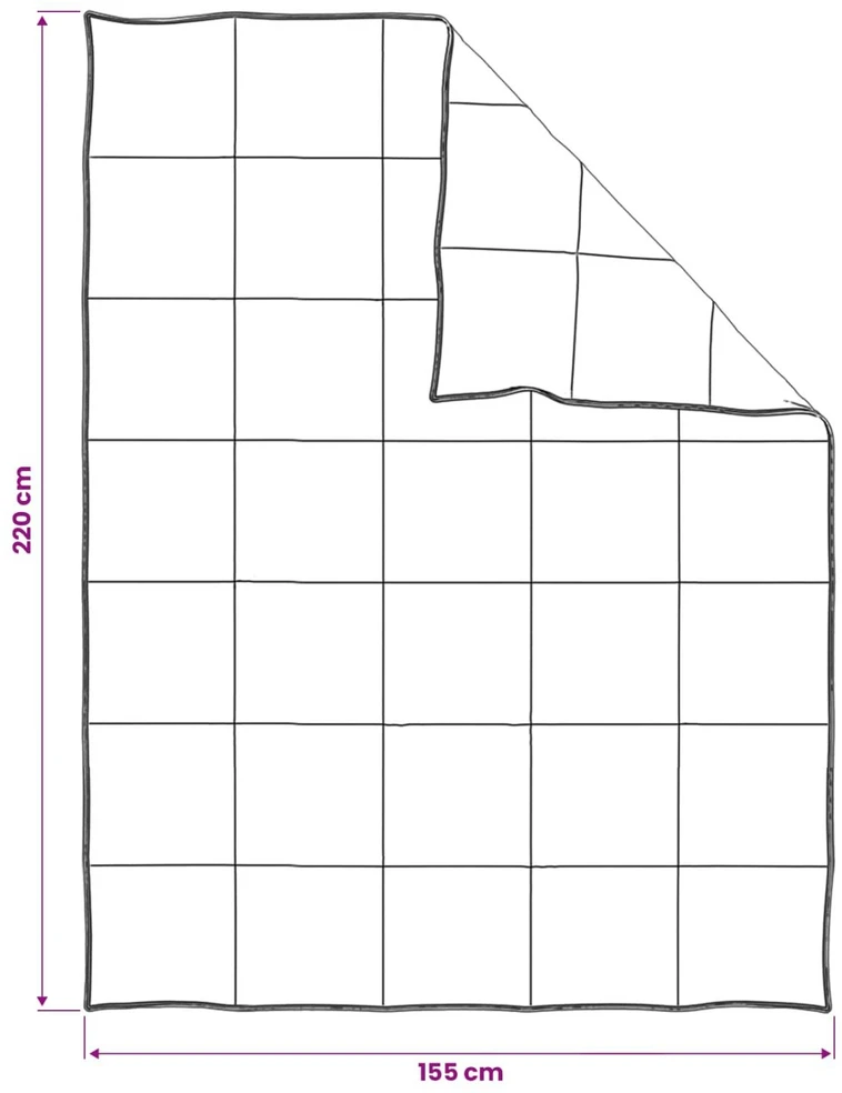 Antklodžių rinkinys 3 vnt. Balta Bambuko pluoštas