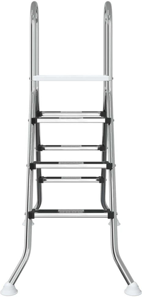 Antžeminio baseino kopėčios 100 cm 3-Step Sidabrinė