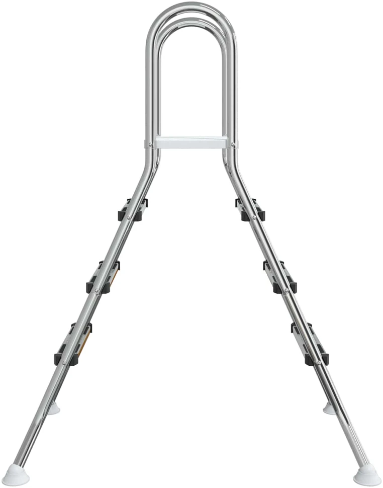 Antžeminio baseino kopėčios 100 cm 3-Step Sidabrinė