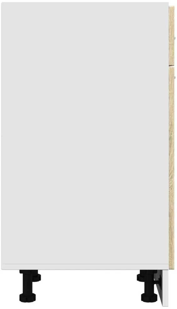 Apatinė spintelė su stalčiumi, ąžuolo, 40x46x81,5cm, MDP