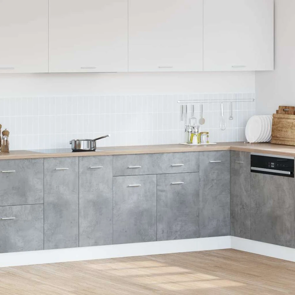 Apatinė spintelė su stalčiumi, “Lyon", betono pilka