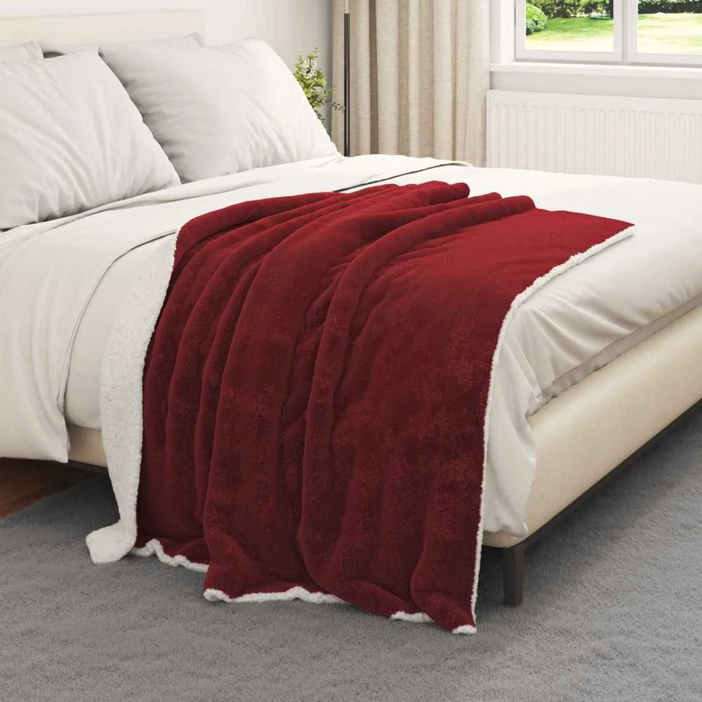 Antklodė Bordo raudona 130 x 150 cm 1kg Flysas