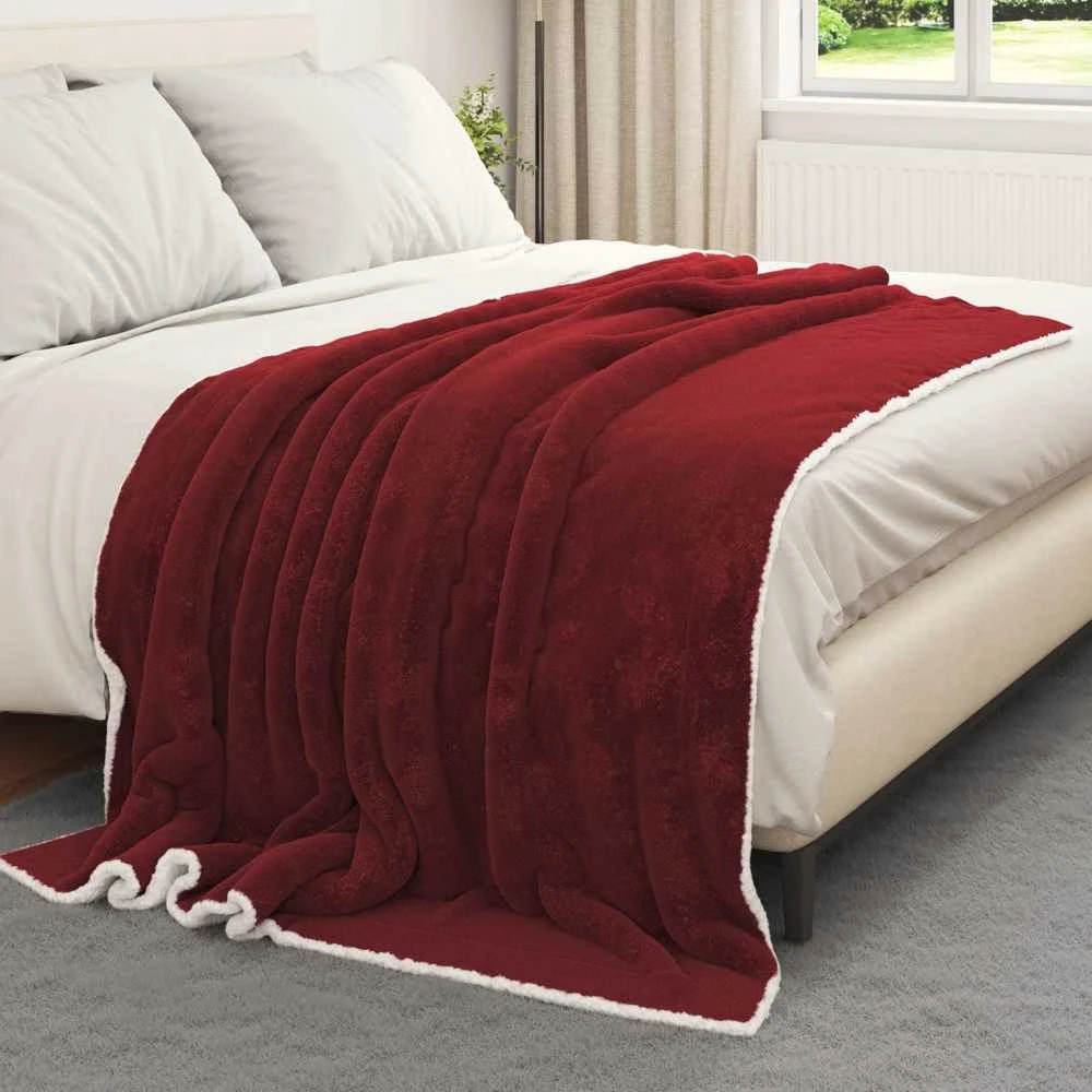 Antklodė Bordo raudona 150 x 200 cm 1.64 kg Flysas