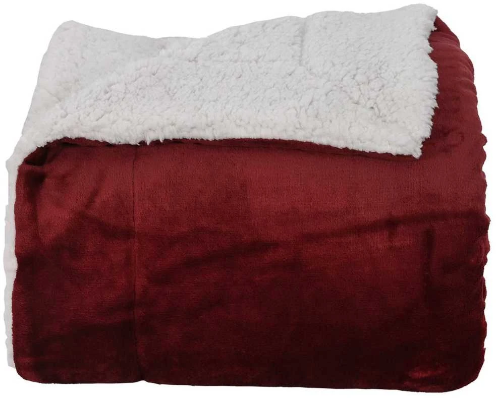 Antklodė Bordo raudona 240 x 270 cm 3.17 kg Flysas