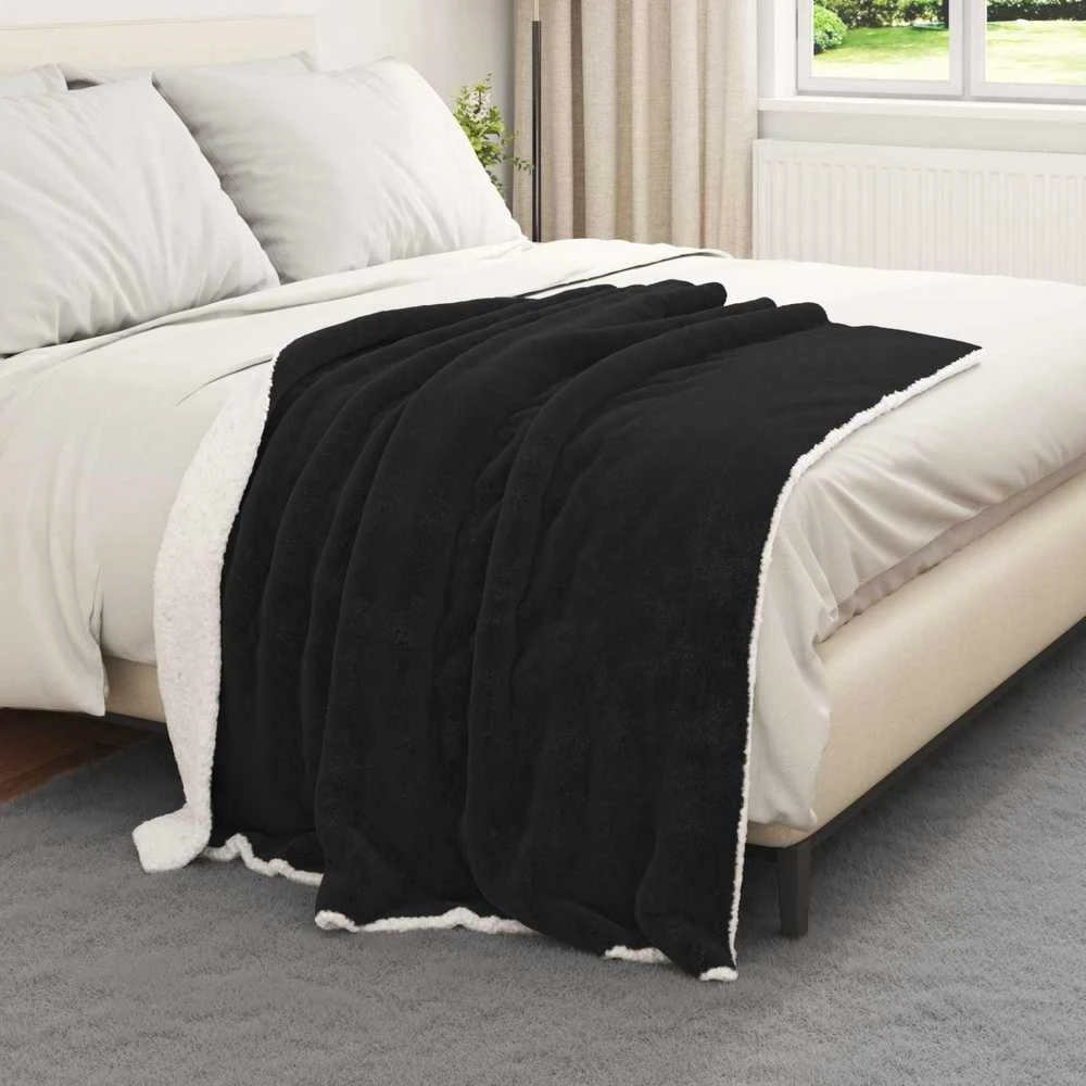 Antklodė Juoda 130 x 150 cm 1kg Flysas