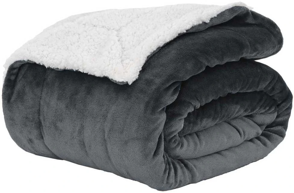Antklodė Tamsiai pilka 130 x 150 cm 1kg Flysas