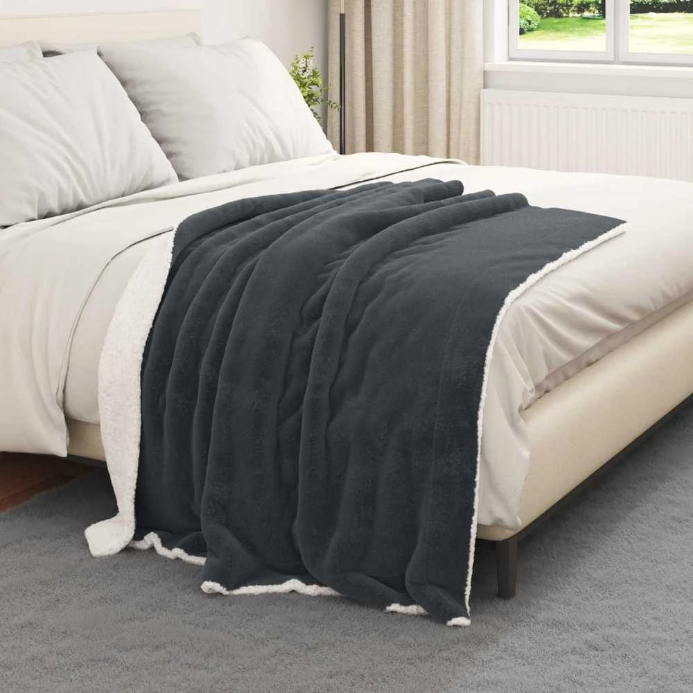 Antklodė Tamsiai pilka 130 x 150 cm 1kg Flysas
