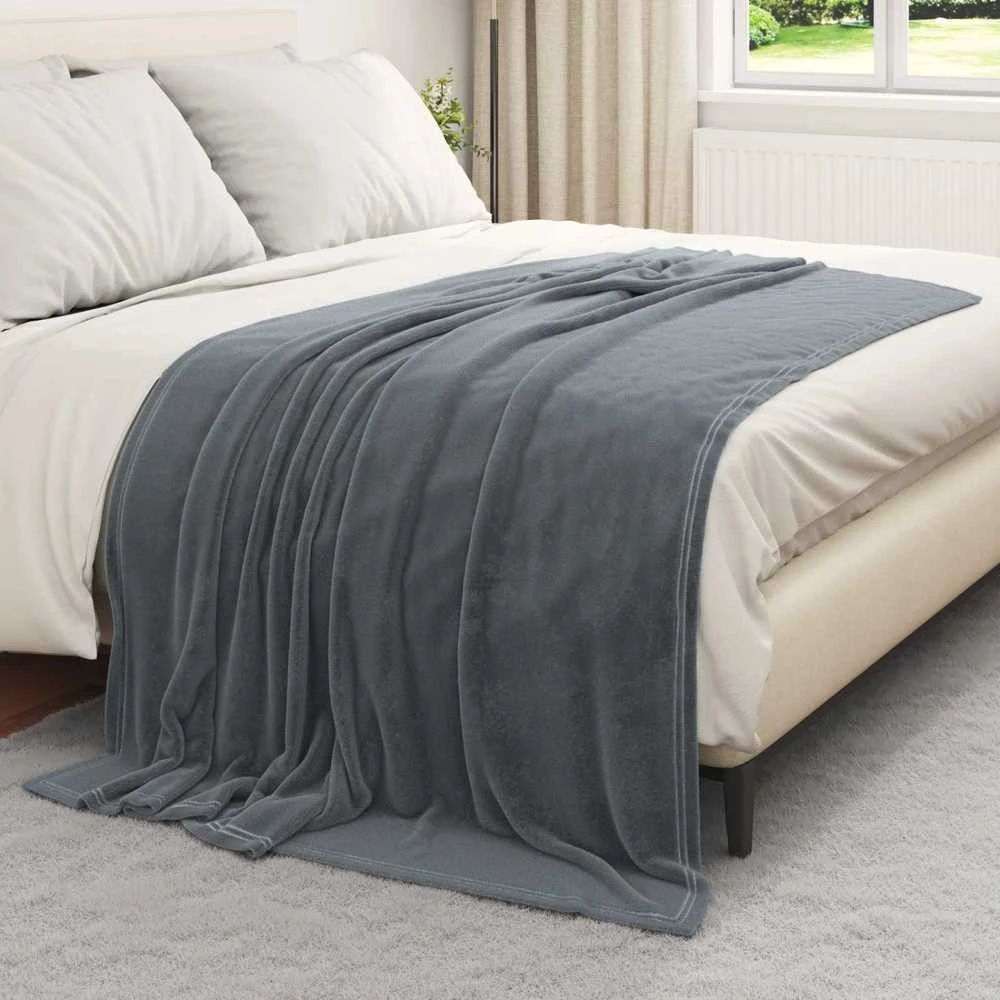 Antklodė Tamsiai pilka 150 x 200 cm 0.78 kg Flysas