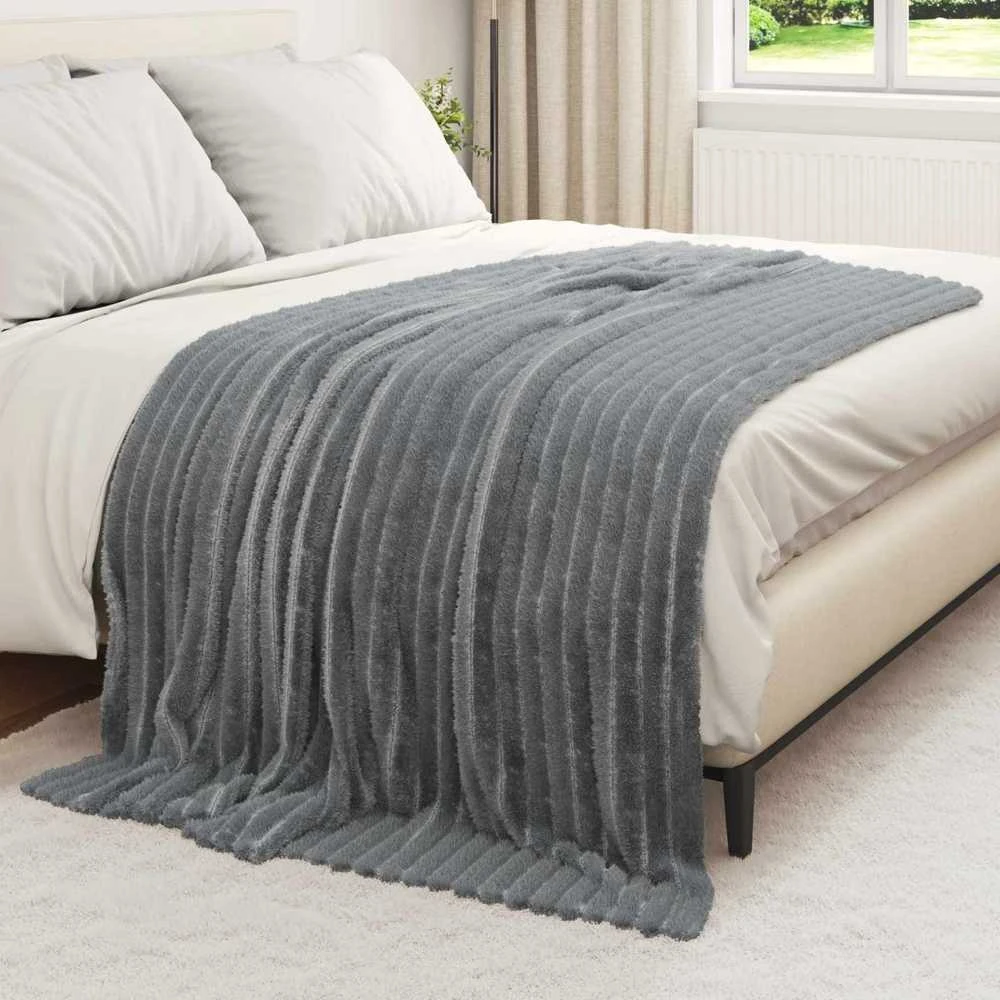 Antklodė Tamsiai pilka 200 x 150 cm 0.8kg Flysas