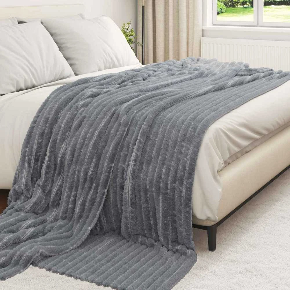 Antklodė Tamsiai pilka 240 x 220 cm 1.36 kg Flysas