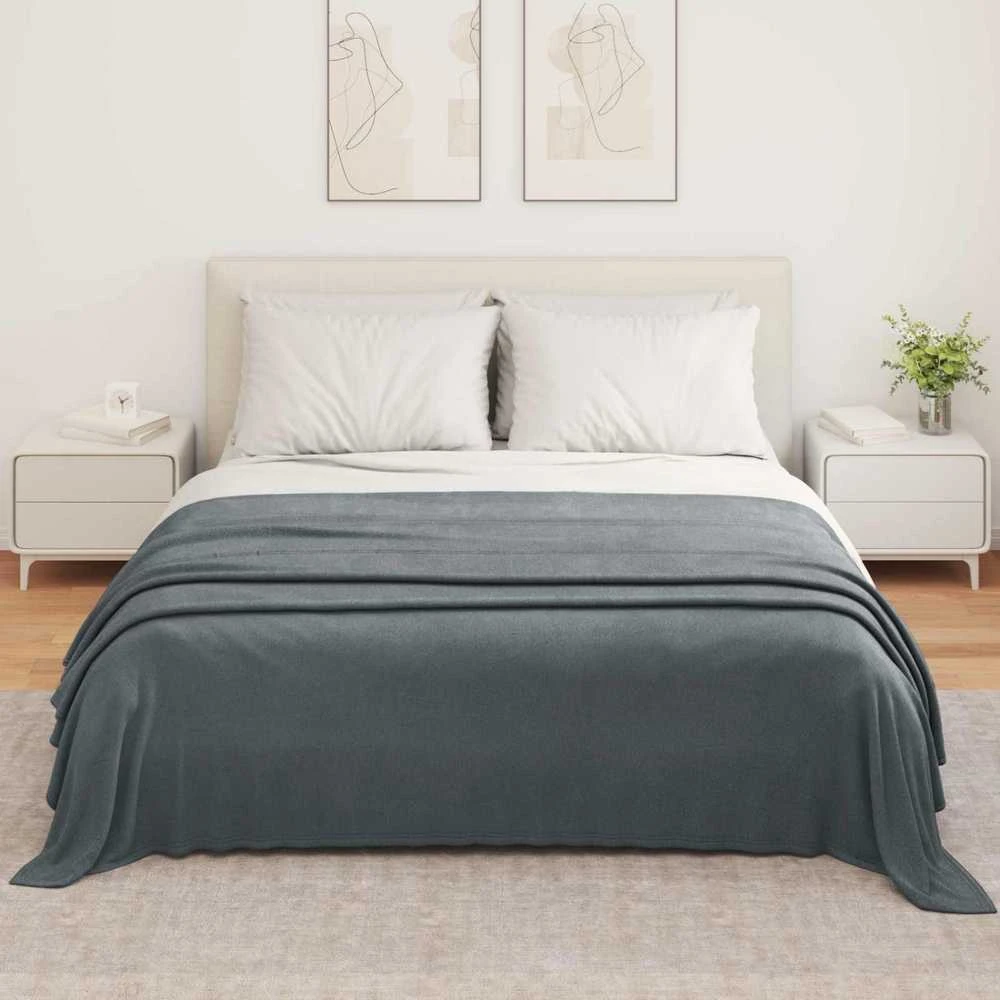 Antklodė Tamsiai pilka 350 x 270 cm 1.3kg Flysas