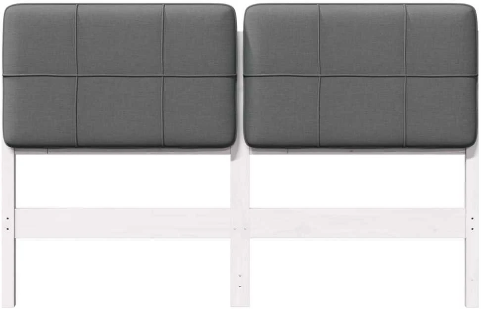 Apmušta lovos galvūgalis Balta ir šviesiai pilka 160 cm