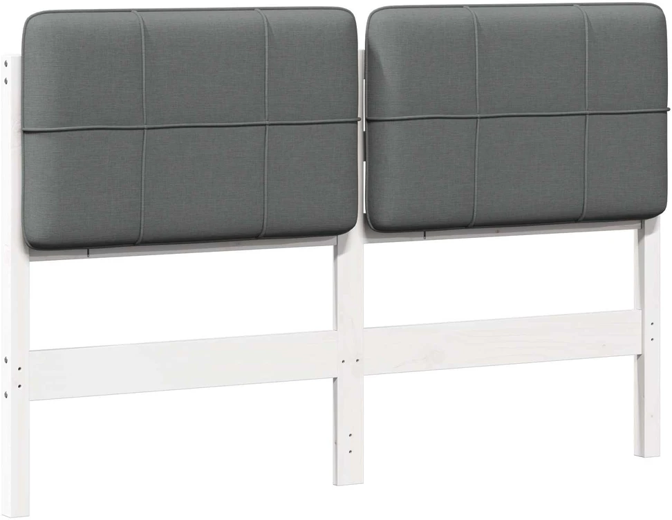 Apmušta lovos galvūgalis Balta ir šviesiai pilka 120 cm