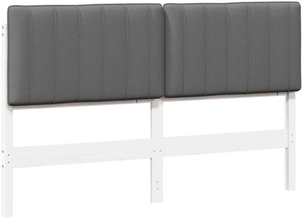 Apmušta lovos galvūgalis Balta ir šviesiai pilka 150 cm