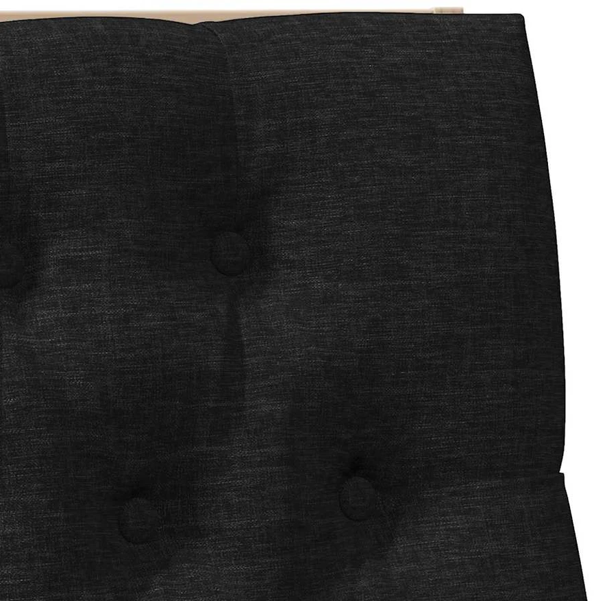 Apmušta lovos galvūgalis Juoda 100 cm Kietos pušies mediena