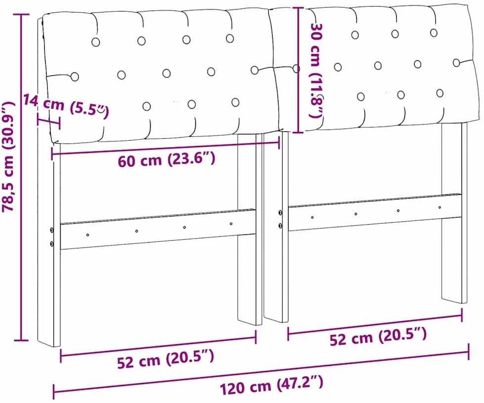 Apmušta lovos galvūgalis Juoda 120 cm Kietos pušies mediena