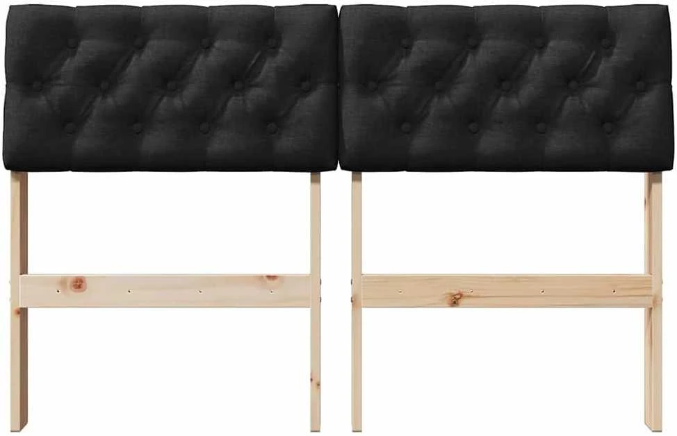 Apmušta lovos galvūgalis Juoda 120 cm Kietos pušies mediena