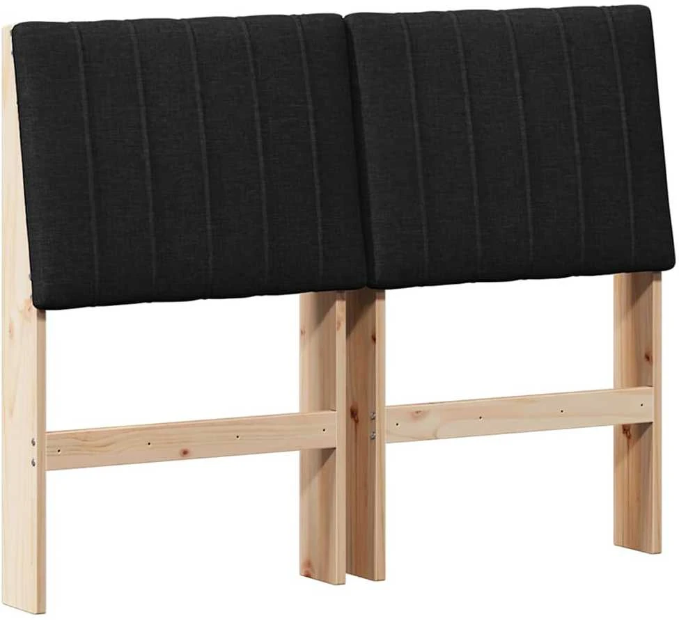 Apmušta lovos galvūgalis Juoda 120 cm Kietos pušies mediena