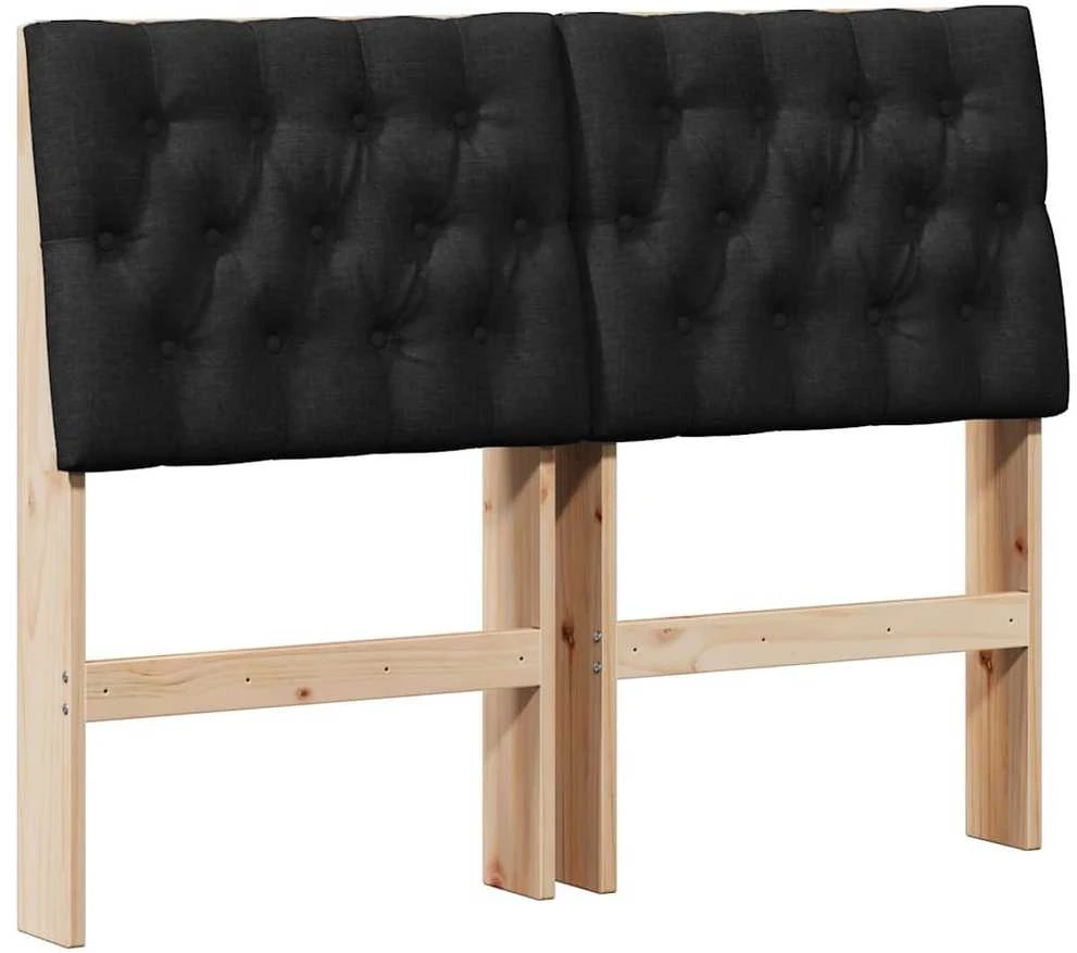 Apmušta lovos galvūgalis Juoda 120 cm Kietos pušies mediena