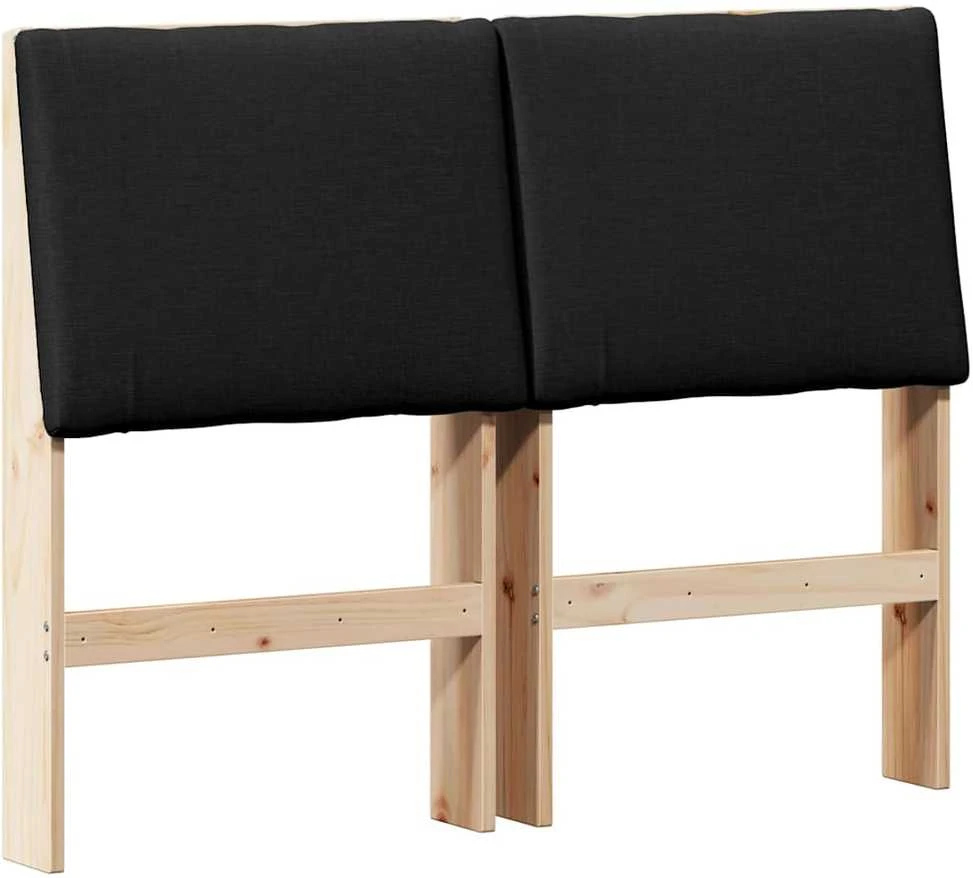 Apmušta lovos galvūgalis Juoda 120 cm Kietos pušies mediena