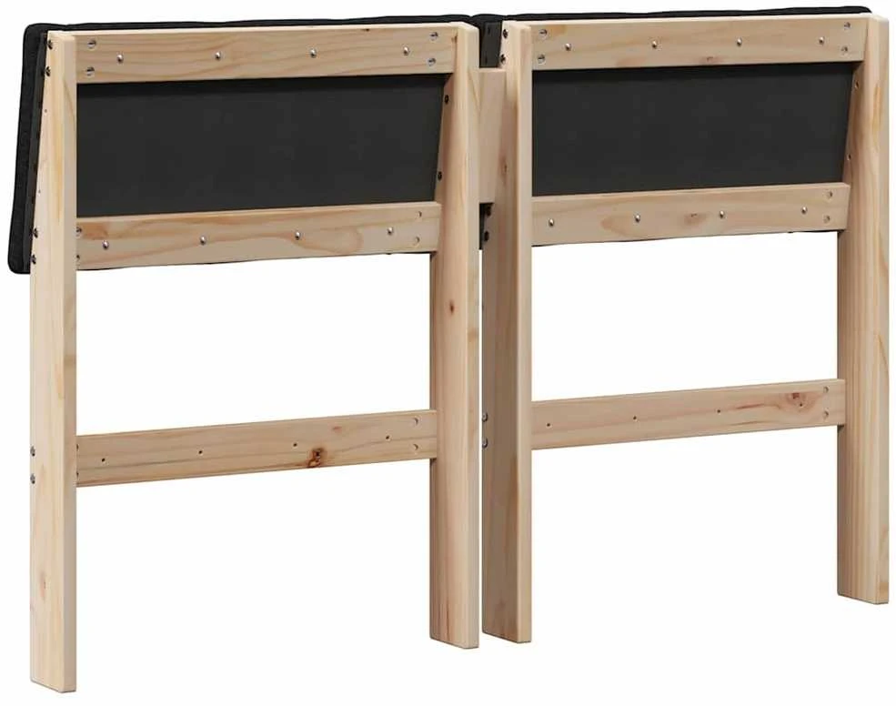 Apmušta lovos galvūgalis Juoda 120 cm Kietos pušies mediena