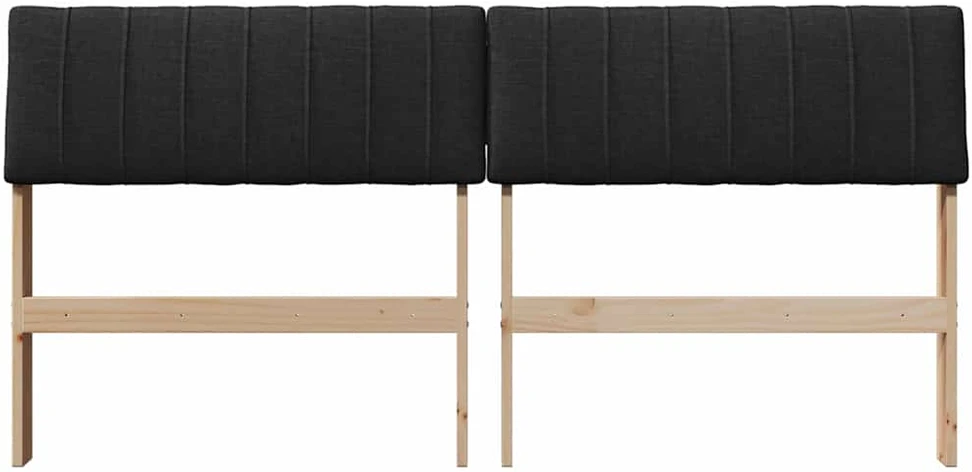Apmušta lovos galvūgalis Juoda 150 cm Kietos pušies mediena