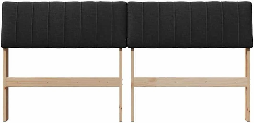 Apmušta lovos galvūgalis Juoda 160 cm Kietos pušies mediena