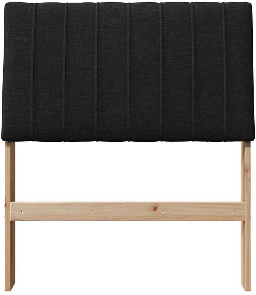 Apmušta lovos galvūgalis Juoda 80 cm Kietos pušies mediena